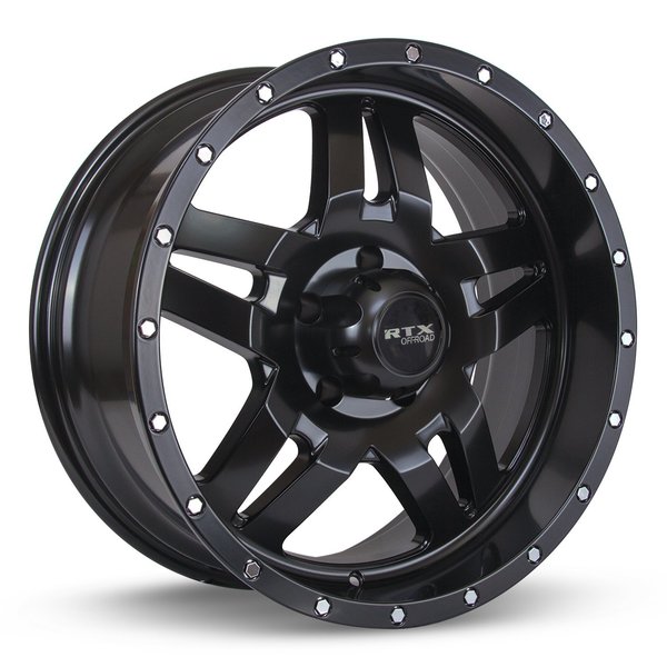 Rtx Alloy Wheel, Mesa 17x9 5x139.7 ET0 CB78.1 Satin Black 081701